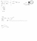 Controls Springs Wires Diagram and Parts List for 49M977-0110-E1  Briggs and Stratton Engine